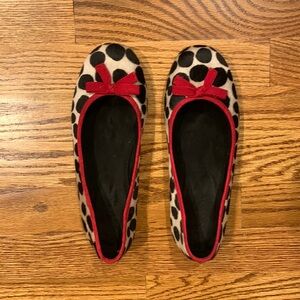 Boden vintage 2000s polka dot ballet flats